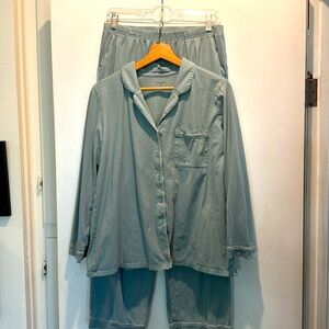 Garnet Hill Wildwood Knit Pajama Set